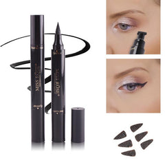 2 in 1 Liquid Eyeliner with Wing Stamp 2 in 1 Liquid Eyeliner with Wing Stamp