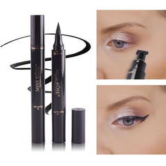 2 in 1 Liquid Eyeliner with Wing Stamp 2 in 1 Liquid Eyeliner with Wing Stamp