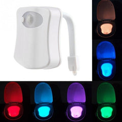 8-COLOR LED SENSORED TOILET POTLIGHT 8-COLOR LED SENSORED TOILET POTLIGHT