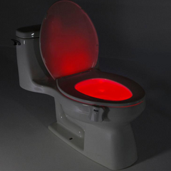 8-COLOR LED SENSORED TOILET POTLIGHT 8-COLOR LED SENSORED TOILET POTLIGHT