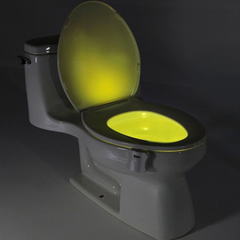 8-COLOR LED SENSORED TOILET POTLIGHT 8-COLOR LED SENSORED TOILET POTLIGHT