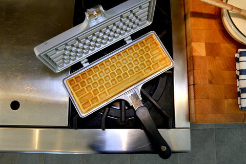 The Keyboard Waffle Iron