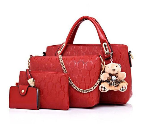 4 Piece Set Fashion Women Handbags